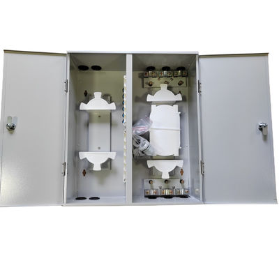 Montaggio a parete 72 Fibra di distribuzione ottica Quadro metallico doppia porta doppia serratura