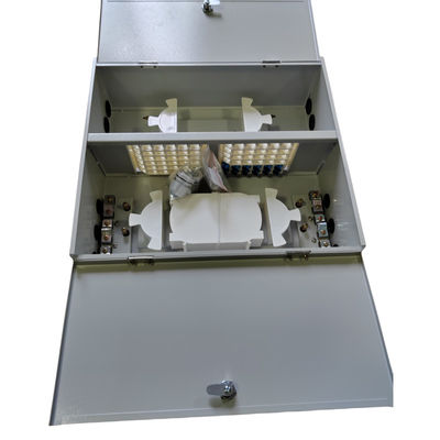 Doppia porta Doppia serratura Parete di metallo Montaggio di fibra di contenitore 72 Port