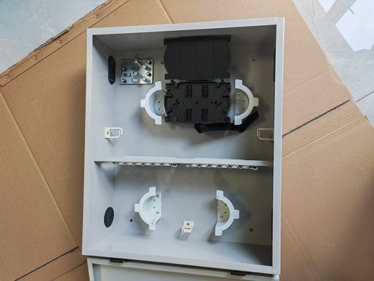 72 Port Single Door Wall Mount Fiber Enclosure 72fibers (SC/SX) Grigio / su misura