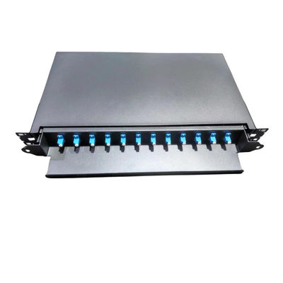 12C/24C tipo scorrevole Fibra ottica Patch Panel Scatola ottica per telecomunicazioni