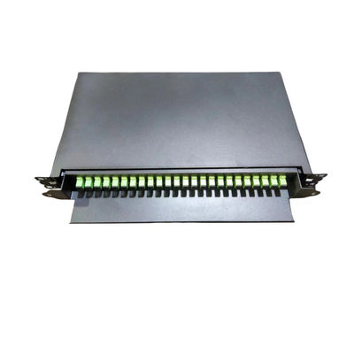 Rack Mount 19 pollici Fiber Optic Patch Panel per tipo di cavo monomodo o multimodo