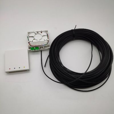 LC/APC Pre-connessionato Fibra di terminazione Box 4 Fibra 10-100M Wall Outlet Box 4fo
