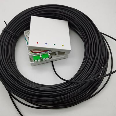 LC/APC Pre-connessionato Fibra di terminazione Box 4 Fibra 10-100M Wall Outlet Box 4fo
