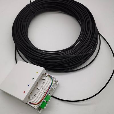 LC/APC Pre-connessionato Fibra di terminazione Box 4 Fibra 10-100M Wall Outlet Box 4fo