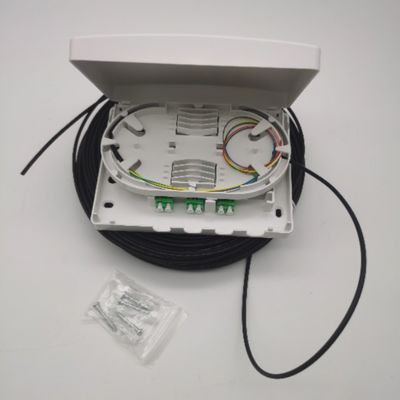 6Core LC/APC Pre-Connectorized Box di distribuzione ottica 6Fibri Outlet di parete PTO Box