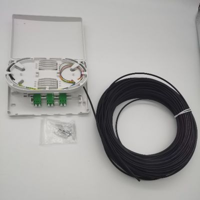 6Core LC/APC Pre-Connectorized Box di distribuzione ottica 6Fibri Outlet di parete PTO Box