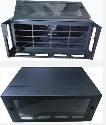 Pannello di permutazione in fibra ottica per montaggio a rack 19" ODF FOBOT 4U 384 Core MPO LC SM OM3 OM4 Pannello adattatore Chassis