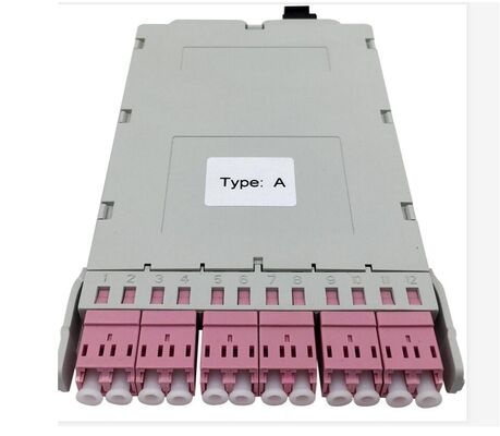 12 Core MPO-LC MTP-LC SM OM3 OM4 OM5 breakout Cassette Moduli Plastica
